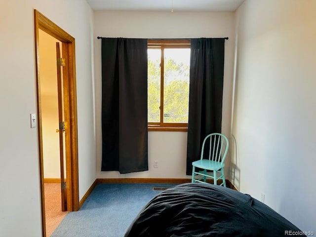 bedroom featuring carpet flooring