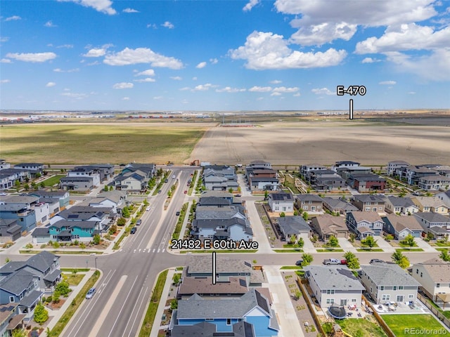 21482 E 60th Ave, Aurora, CO 80019 - aerial perspective of suburban area