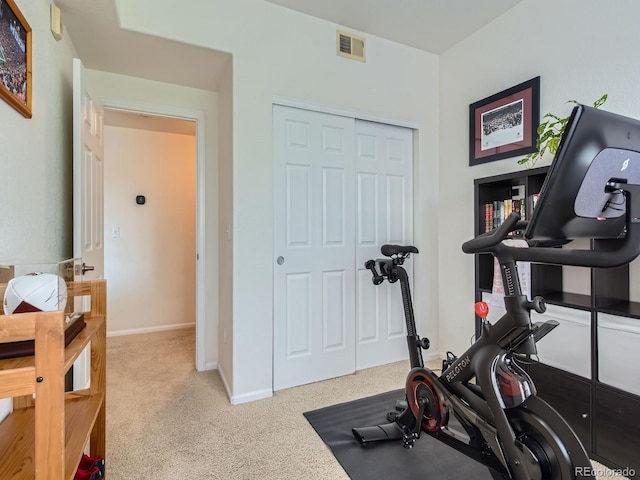15700 E Jamison Dr Unit 7-203, Englewood, CO 80112 - exercise area with carpet flooring and baseboards