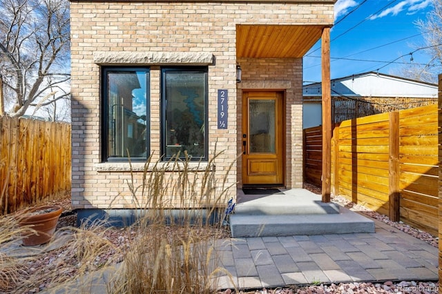 2719 W 32nd Ave, Denver, CO 80211 - view of exterior entry with brick siding