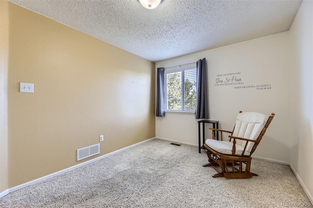 2251 W 135th Pl, Denver, CO 80234 - sitting room featuring carpet and a textured ceiling