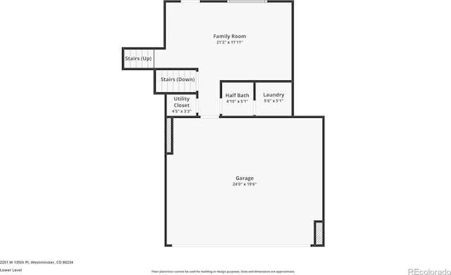 2251 W 135th Pl, Denver, CO 80234 - view of property floor plan