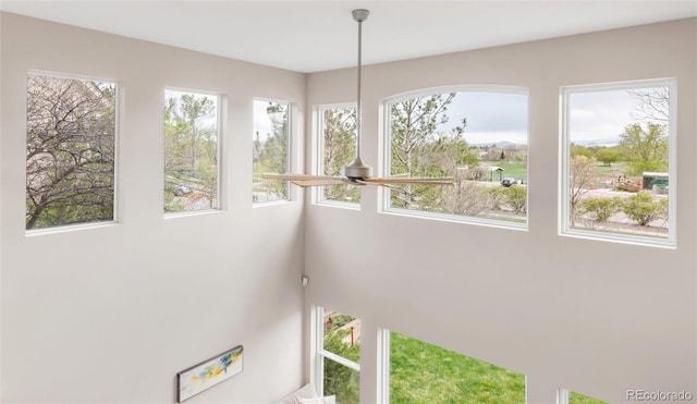 room details featuring ceiling fan