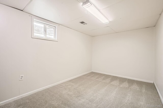 3021 11th Ave Unit 15, Evans, CO 80620 - basement featuring carpet floors and baseboards
