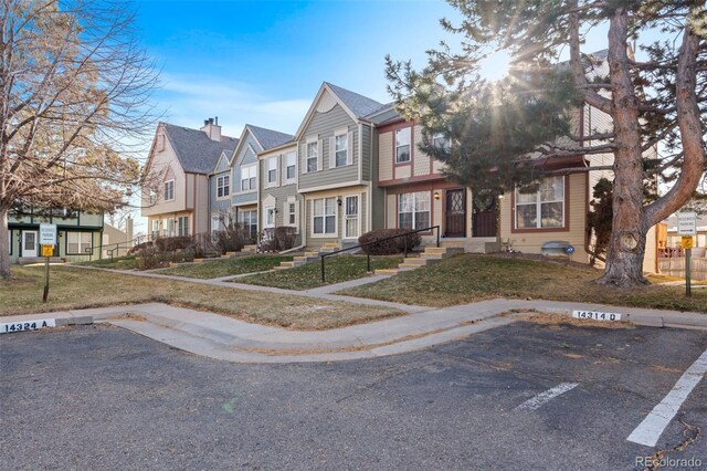 view of townhome / multi-family property