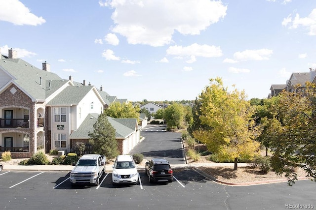 view of parking