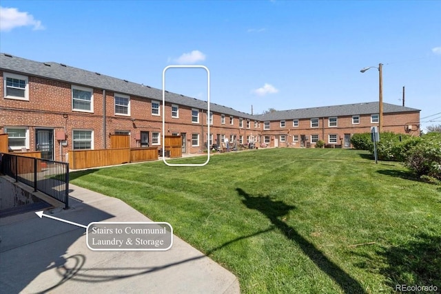 2872 Jasmine St, Denver, CO 80207 - surrounding community featuring a lawn