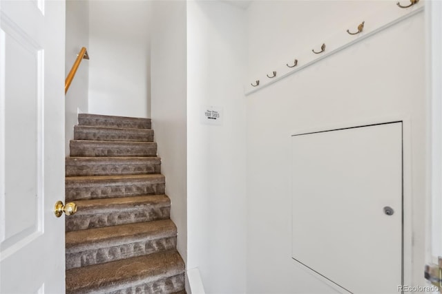 view of stairs