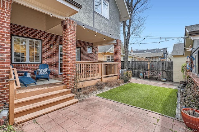 821 S High St, Denver, CO 80209 - view of yard with a patio area
