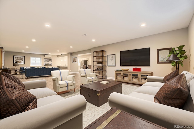 2905 Morningbird Ln, Castle Rock, CO 80109 - living area with recessed lighting and bar area