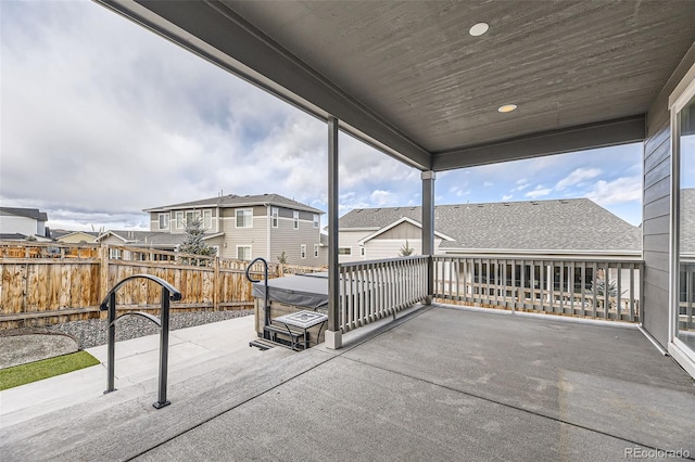 2905 Morningbird Ln, Castle Rock, CO 80109 - view of patio / terrace with a residential view