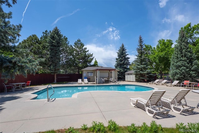 584 Ridgeview Dr, Louisville, CO 80027 - community pool featuring a patio