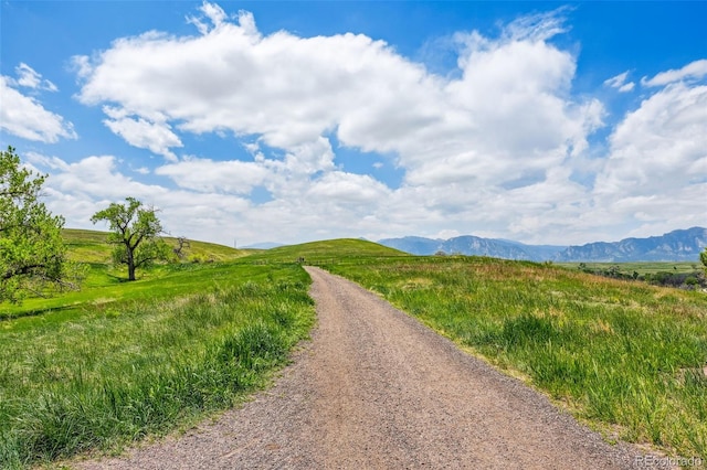 584 Ridgeview Dr, Louisville, CO 80027 - view of road featuring a view of rural / pastoral area and a mountain view