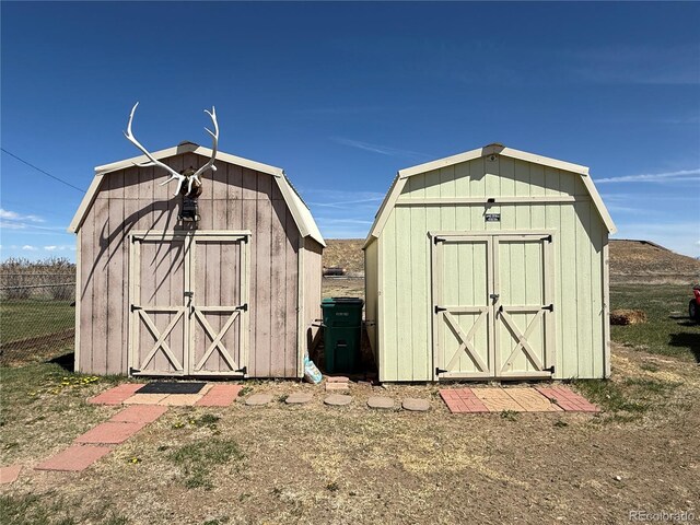 21300 County Road 13, La Jara, CO 81140 - view of shed featuring fence