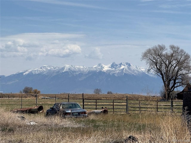 21300 County Road 13, La Jara, CO 81140 - property view of mountains featuring a rural view