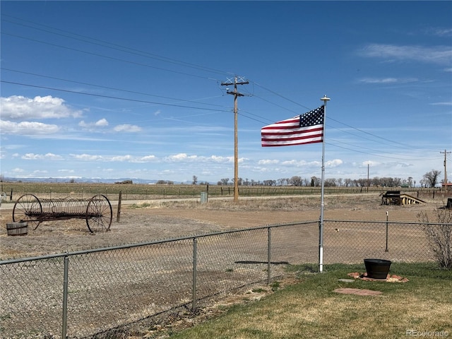 21300 County Road 13, La Jara, CO 81140 - view of yard with fence and a rural view