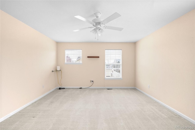 5861 Mt Shadows Blvd, Firestone, CO 80504 - empty room with carpet, baseboards, and a ceiling fan