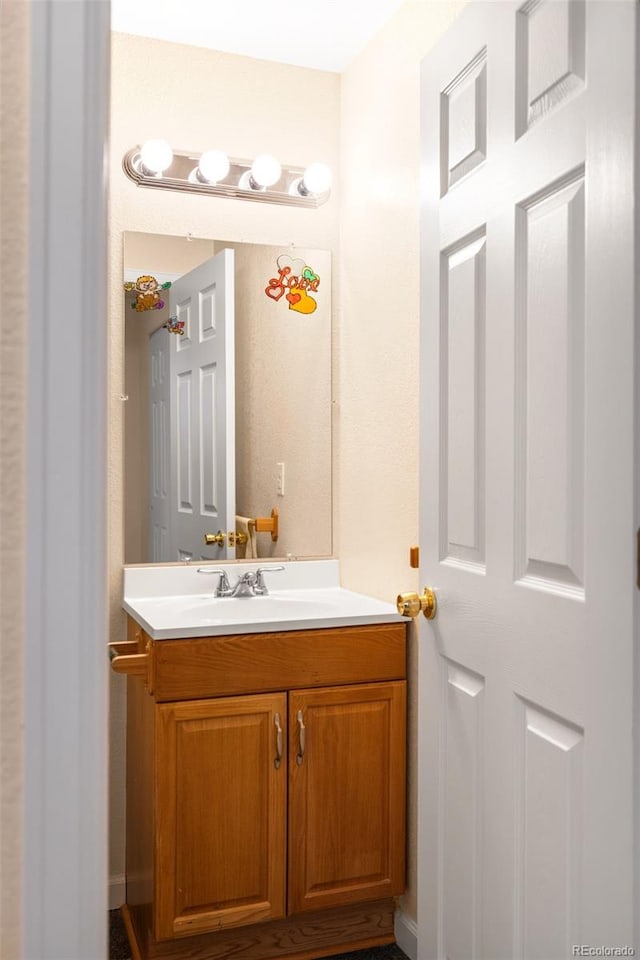 5861 Mt Shadows Blvd, Firestone, CO 80504 - half bathroom with vanity