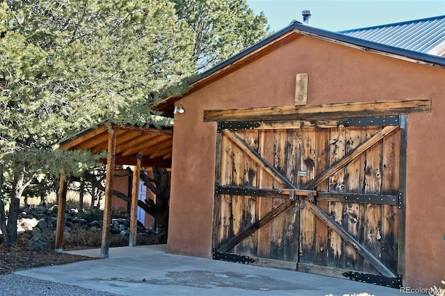 view of outbuilding