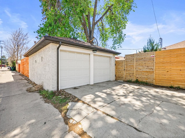 3450 N Harrison St, Denver, CO 80205 - detached garage with fence