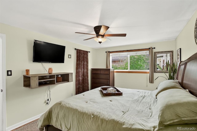 11835 W 37th Pl, Wheat Ridge, CO 80033 - bedroom with baseboards and ceiling fan
