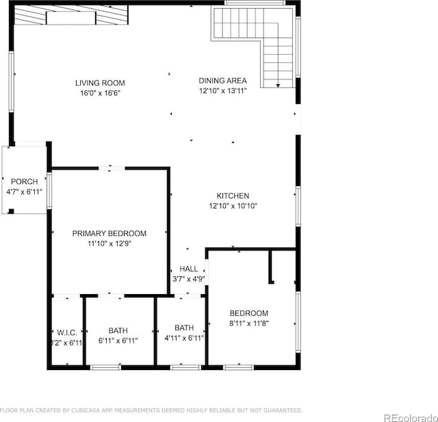 2337 S Franklin St, Denver, CO 80210 - view of property floor plan