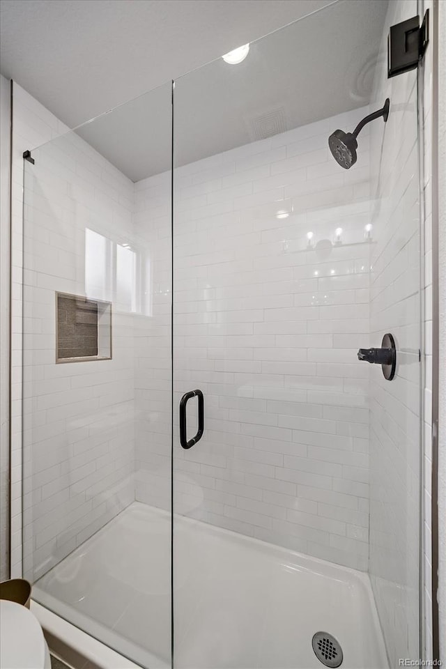 2865 S Cherry Way, Denver, CO 80222 - full bath with a stall shower and toilet