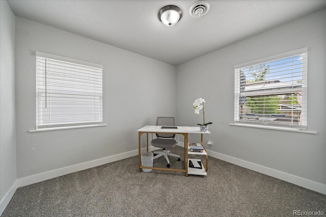 2865 S Cherry Way, Denver, CO 80222 - carpeted office space with baseboards