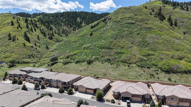 6945 Fargo Trl, Littleton, CO 80125 - view of mountain backdrop featuring a heavily wooded area and nearby suburban area