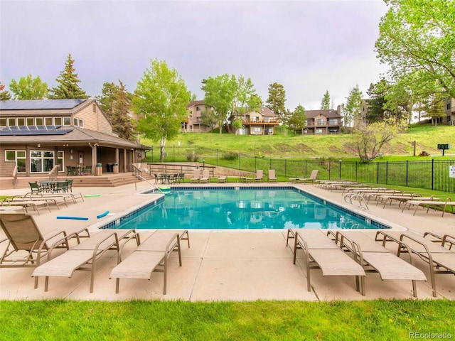 23585 Genesee Village Rd Unit E, Golden, CO 80401 - community pool with a patio area
