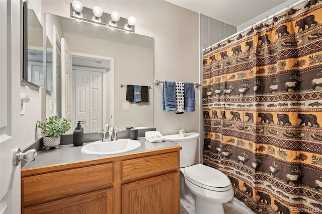 23585 Genesee Village Rd Unit E, Golden, CO 80401 - bathroom featuring vanity and curtained shower