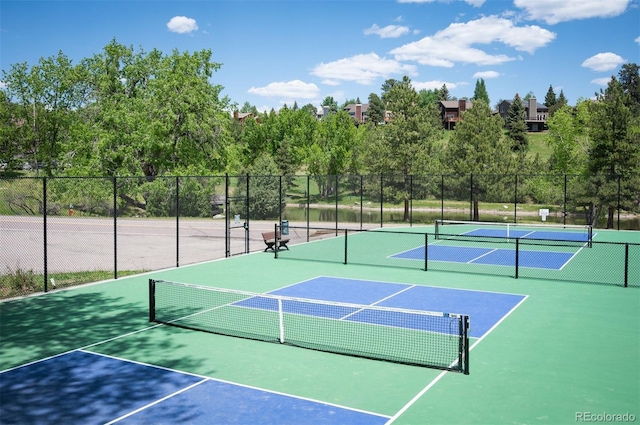 23585 Genesee Village Rd Unit E, Golden, CO 80401 - view of tennis court featuring community basketball court