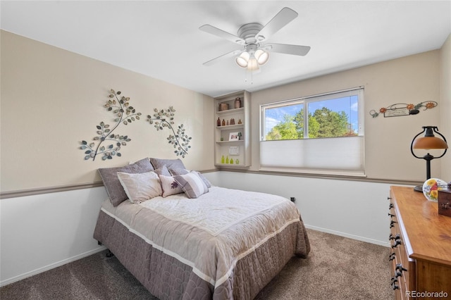 9700 W 88th Pl, Westminster, CO 80021 - bedroom with baseboards, carpet flooring, and ceiling fan