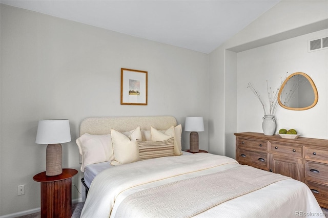 14712 Josephine St, Thornton, CO 80602 - carpeted bedroom with lofted ceiling and baseboards
