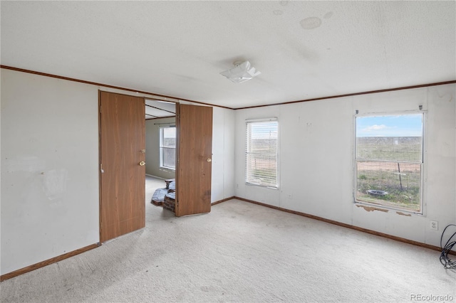 35275 Book Rd, Yoder, CO 80864 - unfurnished room featuring ornamental molding, carpet floors, and baseboards