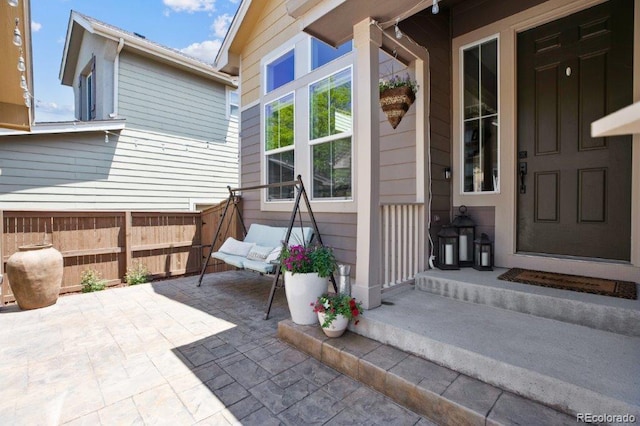 3102 Fox Sedge Pl, Highlands Ranch, CO 80126 - view of exterior entry featuring a patio