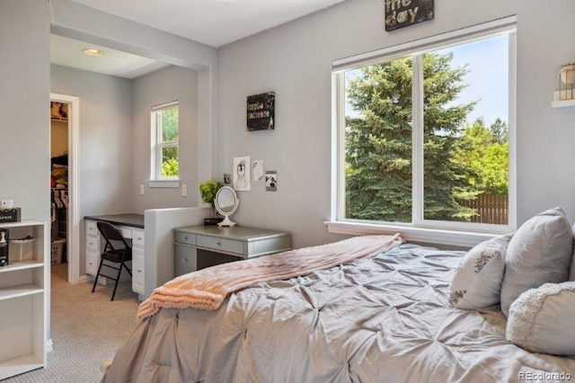 3102 Fox Sedge Pl, Highlands Ranch, CO 80126 - bedroom featuring a walk in closet and carpet flooring