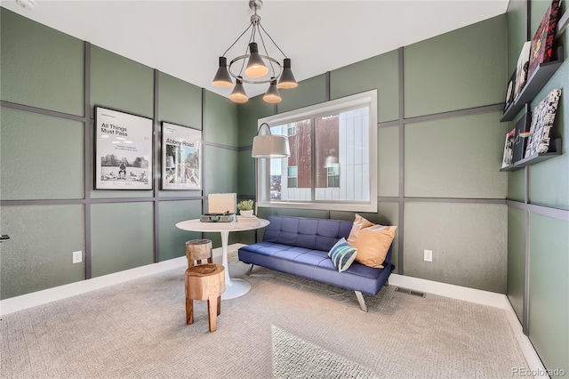 15290 W 69th Pl, Arvada, CO 80007 - sitting room with carpet and a textured wall