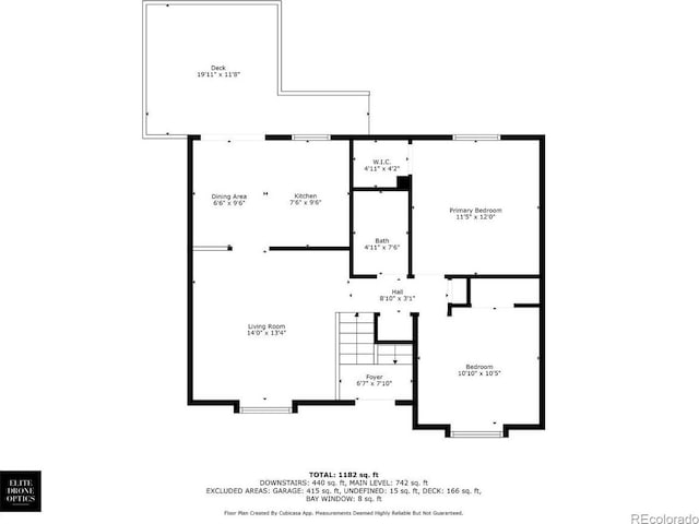 10895 W Bowles Pl, Littleton, CO 80127 - property floor plan