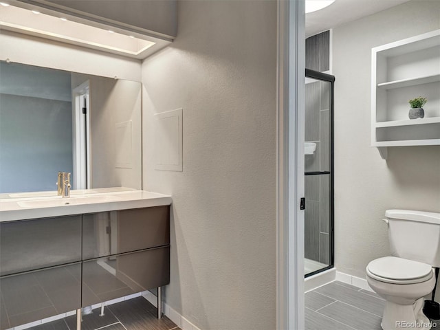 15915 E Mercer Cir, Aurora, CO 80013 - full bathroom featuring vanity and a stall shower