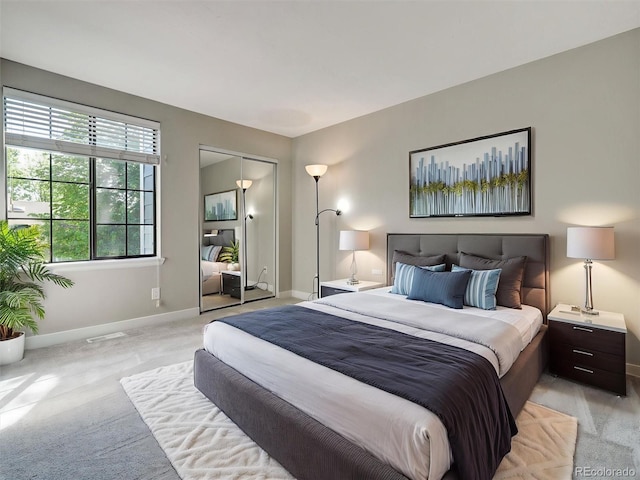 15915 E Mercer Cir, Aurora, CO 80013 - bedroom featuring light carpet and baseboards