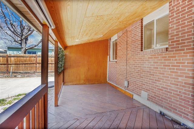 7819 Tejon St, Denver, CO 80221 - view of wooden deck