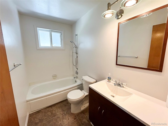 660 Wolff St, Denver, CO 80204 - bathroom featuring toilet, vanity, and  shower combination