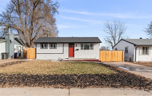 view of ranch-style home