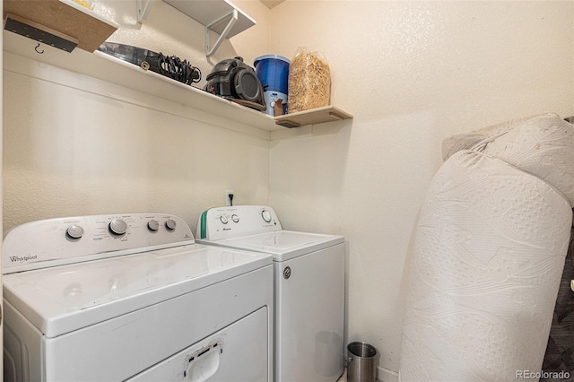 18038 Becket Dr, Parker, CO 80134 - laundry area with independent washer and dryer