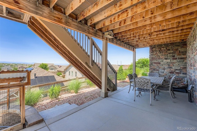 7845 S Flat Rock Way, Aurora, CO 80016 - view of patio featuring outdoor dining area
