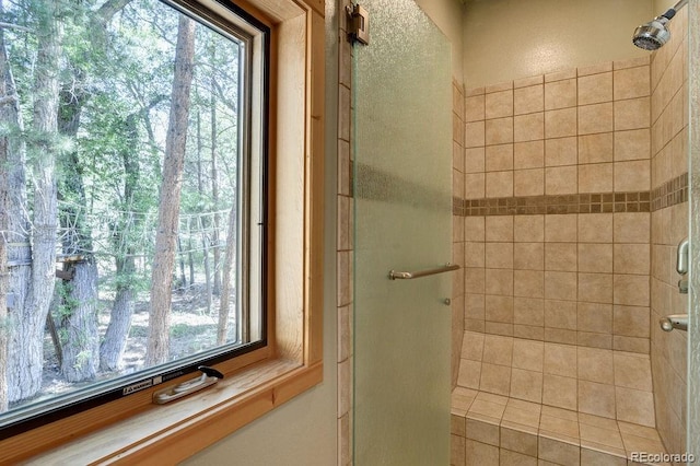 full bath featuring a stall shower