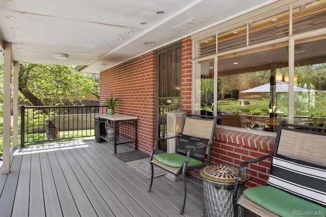 view of deck