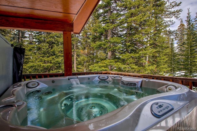 492 Kimmes Ln, Breckenridge, CO 80424 - deck featuring a hot tub and a sink