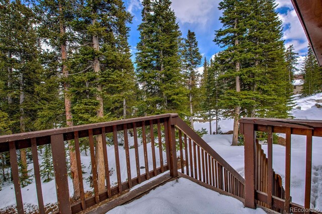 492 Kimmes Ln, Breckenridge, CO 80424 - view of snow covered deck